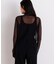 シアーハイネックカットソー