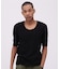 《DAILY／デイリー》HALF SLEEVE U-NECK T-SHIRT／デイリー 五分袖 Uネック Tシャツ／AVIREX