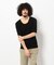 《DAILY／デイリー》HALF SLEEVE U-NECK T-SHIRT／デイリー 五分袖 Uネック Tシャツ／AVIREX