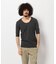 《DAILY／デイリー》HALF SLEEVE U-NECK T-SHIRT／デイリー 五分袖 Uネック Tシャツ／AVIREX