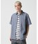 《DAILY／デイリー》BASIC CHAMBRAY S／S SHIRT ／ 半袖シャンブレーシャツ／AVIREX／アヴィレック