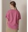 FADE WASH CUFFS OPEN EMBROIDERY T-SHIRT／フェイドウォッシュ カフスオープン刺繍Tシャツ