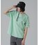 FADE WASH CUFFS OPEN EMBROIDERY T-SHIRT／フェイドウォッシュ カフスオープン刺繍Tシャツ