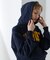 《DAILY／デイリー》PULLOVER SWEAT PARKA LOGO ／ プルオーバー スウェット パーカー ロゴ ／ AVIREX
