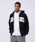 《DAILY／デイリー》ZIP UP SWEAT PARKA LOGO ／ ジップアップ スウェット パーカー ロゴ ／ AVIREX ／