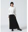 スウェットコンビロングスカート／ SWEAT COMBI LONG SKIRT