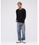 《DAILY》RIB L／S V-NECK T-SHIRT