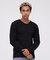 《DAILY》RIB L／S V-NECK T-SHIRT