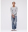 《DAILY》RIB L／S V-NECK T-SHIRT