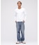 《DAILY》RIB L／S V-NECK T-SHIRT