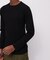 《DAILY／デイリー》RIB L／S CREW NECK T-SHIRT
