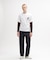《DAILY／デイリー》RIB L／S CREW NECK T-SHIRT