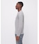 《DAILY／デイリー》RIB L／S HENLEY NECK T-SHIRT
