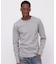 《DAILY／デイリー》RIB L／S HENLEY NECK T-SHIRT