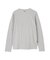 《DAILY／デイリー》RIB L／S HENLEY NECK T-SHIRT