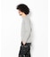 《DAILY／デイリー》RIB L／S HENLEY NECK T-SHIRT