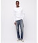 《DAILY／デイリー》RIB L／S HENLEY NECK T-SHIRT