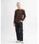 《DAILY／デイリー》RIB L／S HENLEY NECK T-SHIRT