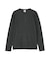 《DAILY／デイリー》RIB L／S HENLEY NECK T-SHIRT