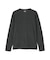 《DAILY／デイリー》RIB L／S HENLEY NECK T-SHIRT