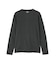 《DAILY／デイリー》RIB L／S HENLEY NECK T-SHIRT
