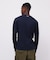 《DAILY／デイリー》RIB L／S HENLEY NECK T-SHIRT