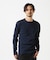 《DAILY／デイリー》RIB L／S HENLEY NECK T-SHIRT