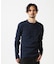 《DAILY／デイリー》RIB L／S HENLEY NECK T-SHIRT