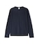 《DAILY／デイリー》RIB L／S HENLEY NECK T-SHIRT