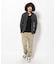 《DAILY／デイリー》STAND ZIP RIB JACKET／スタンドジップ リブ ジャケット