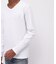 《DAILY／デイリー》MINI WAFFLE V NECK T-SHIRT／ミニワッフル 長袖 Vネック Tシャツ