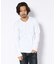 《DAILY／デイリー》MINI WAFFLE V NECK T-SHIRT／ミニワッフル 長袖 Vネック Tシャツ