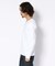 《DAILY／デイリー》MINI WAFFLE V NECK T-SHIRT／ミニワッフル 長袖 Vネック Tシャツ