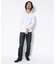 《DAILY／デイリー》MINI WAFFLE V NECK T-SHIRT／ミニワッフル 長袖 Vネック Tシャツ