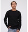 《DAILY／デイリー》MINI WAFFLE CREW-NECK L／S T-SHIRT／ミニワッフル クルーネック 長袖 Tシャツ