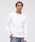 《DAILY／デイリー》MINI WAFFLE CREW-NECK L／S T-SHIRT／ミニワッフル クルーネック 長袖 Tシャツ