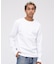 《DAILY／デイリー》MINI WAFFLE CREW-NECK L／S T-SHIRT／ミニワッフル クルーネック 長袖 Tシャツ