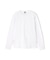 《DAILY／デイリー》MINI WAFFLE CREW-NECK L／S T-SHIRT／ミニワッフル クルーネック 長袖 Tシャツ