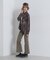 SATIN FLARE STRECH PANTS／サテンフレアストレッチパンツ
