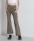 SATIN FLARE STRECH PANTS／サテンフレアストレッチパンツ