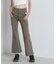 SATIN FLARE STRECH PANTS／サテンフレアストレッチパンツ
