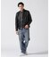LEATHER MILITARY RIDERS JACKET／レザー ミリタリー ライダース