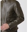 LEATHER MILITARY RIDERS JACKET／レザー ミリタリー ライダース