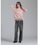 WAIST RIB DENIM PANTS／ウエストリブ デニムパンツ