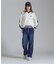 WAIST RIB DENIM PANTS／ウエストリブ デニムパンツ