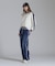 WAIST RIB DENIM PANTS／ウエストリブ デニムパンツ