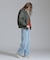 WAIST RIB DENIM PANTS／ウエストリブ デニムパンツ