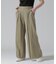 BOX PLEATS RELAX PANTS／ボックスプリーツ リラックスパンツ