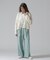 BOX PLEATS RELAX PANTS／ボックスプリーツ リラックスパンツ