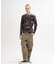 《DAILY／デイリー》 RIB LONG SLEEVE CREW NECK T-SHIRT ”CAMOUFLAGE”